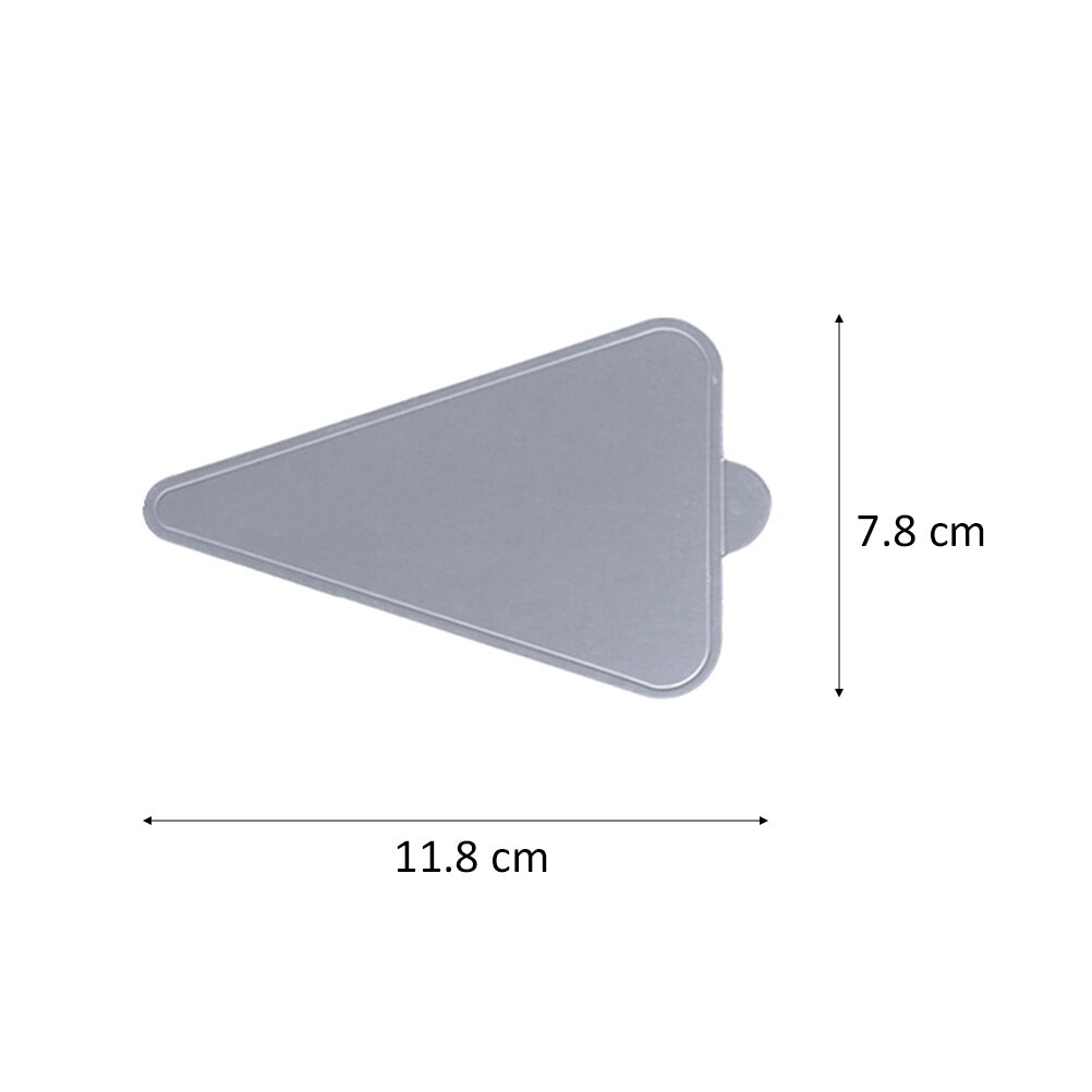 100pcs Cake Board Round Base Mousse Mat Disposable Cupcake Tray Silver Paper Cake Tray Holder For Restaurant Dessert Shop Baking: Triangle