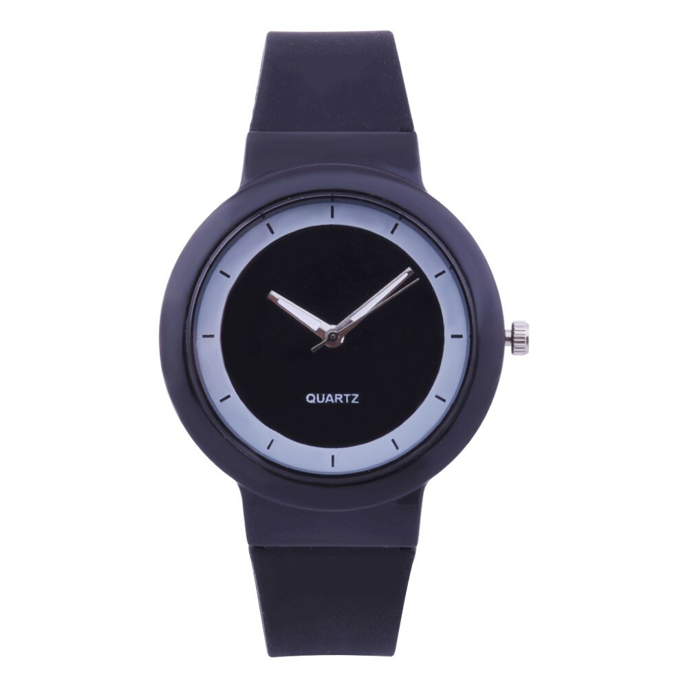 Dameshorloge siliconen band casual sport dameshorloge klok quartz uurwerk polshorloge zegarek damski relog