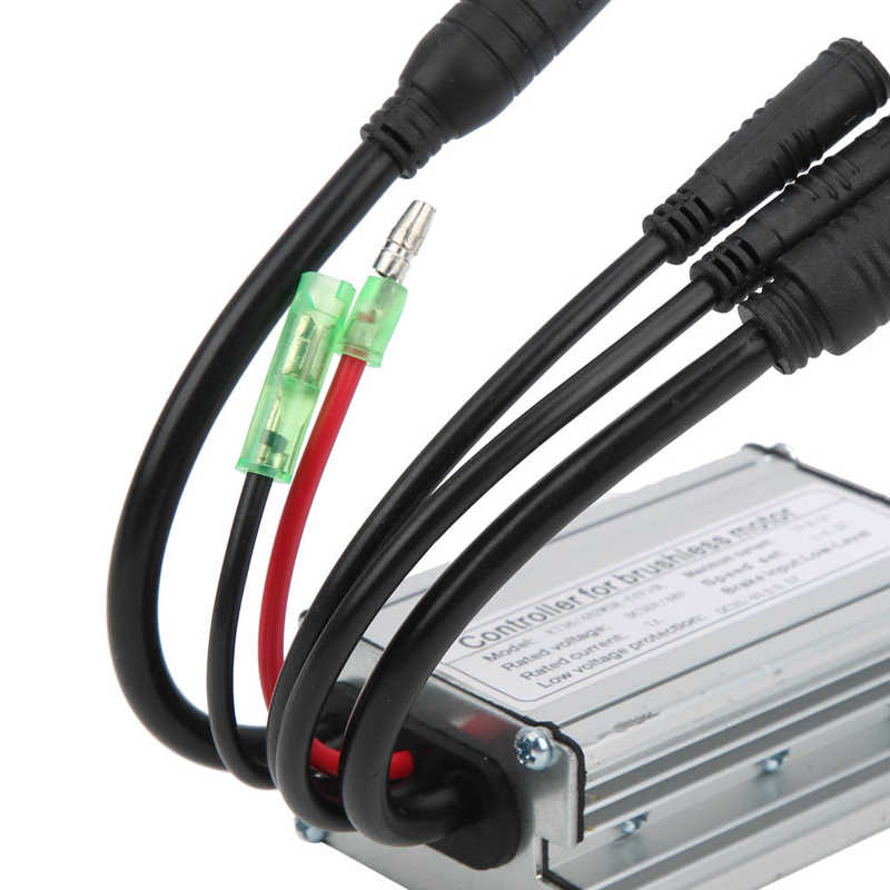 Sterownik e-rower KT 36V 48V 15A 17A Kunteng kontroler kwadratowy 6 kabel wodoodporny wtyk elektryczny kontroler rowerowy