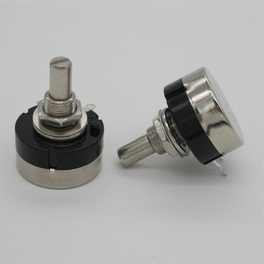 2 stk  rv24 yn 20s b502 5k ohm kulstoffilmpotentiometer enkeltomdrejningspotentiometer