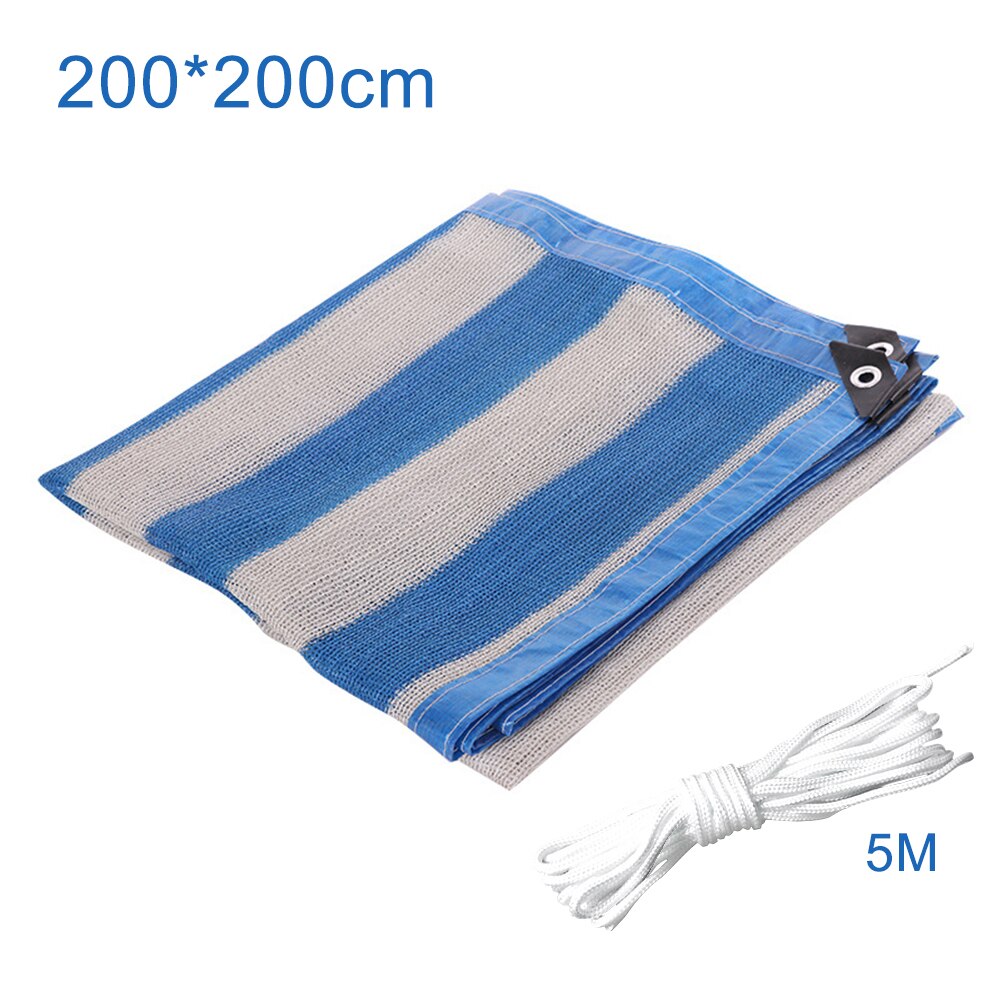 HDPE 90% Plants Protecting with 5M Rope Sun Block Garden Netting Mesh for Balcony Garden Villa Backyard Sun-shade Net: C1