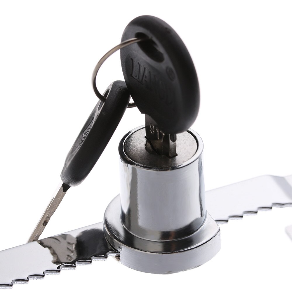 1 set Showcase Display Sliding Glass Door Lock For Display Cabinet + 2 Keys Locksmith Supplies Hardware Accessories