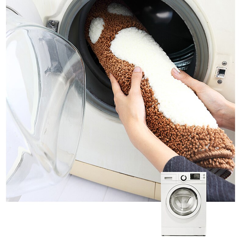 Bathroom Mat Set Carpet Bathroom Floor Rug Anti-slip Rugs Toilet Bath Mat Non Slip Bathroom Set Rug