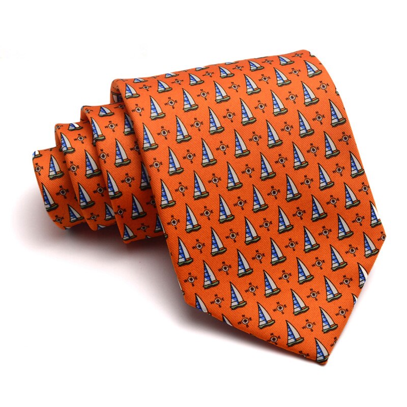Mænd slips mærke dyr print 8cm bred hals slips herre forretningsdragt slips vestlig stil kasse: Xc81-1