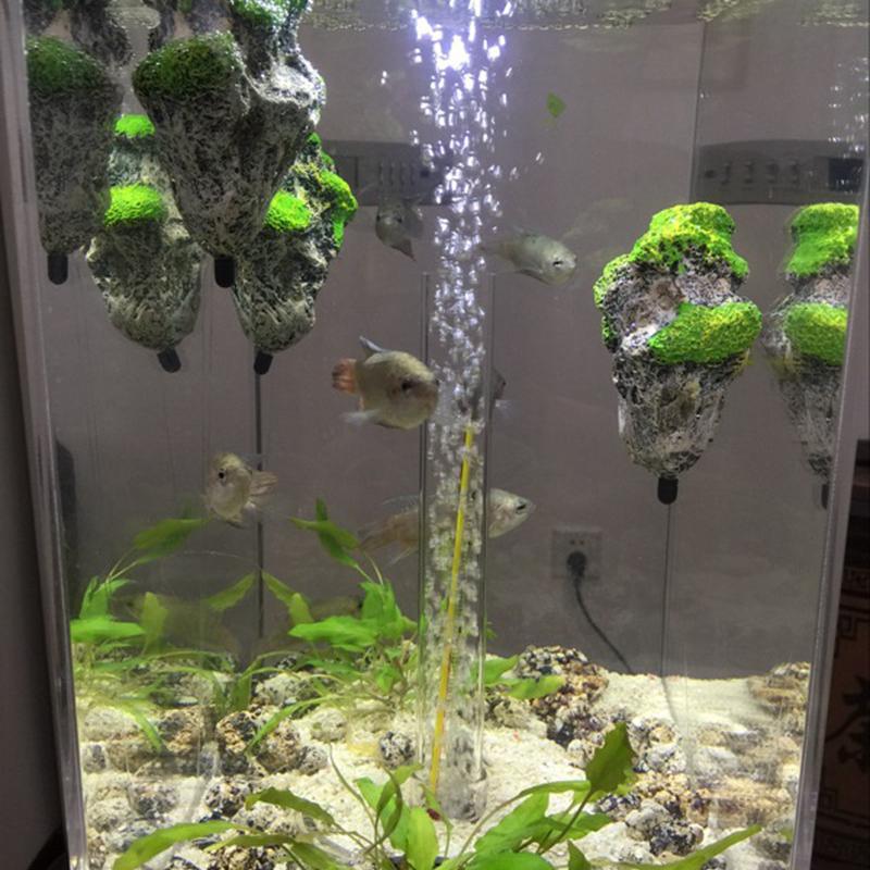 Décoration en pierre volante pour Aquarium, ornement de roche flottante, marbres décoratifs, pour Aquarium