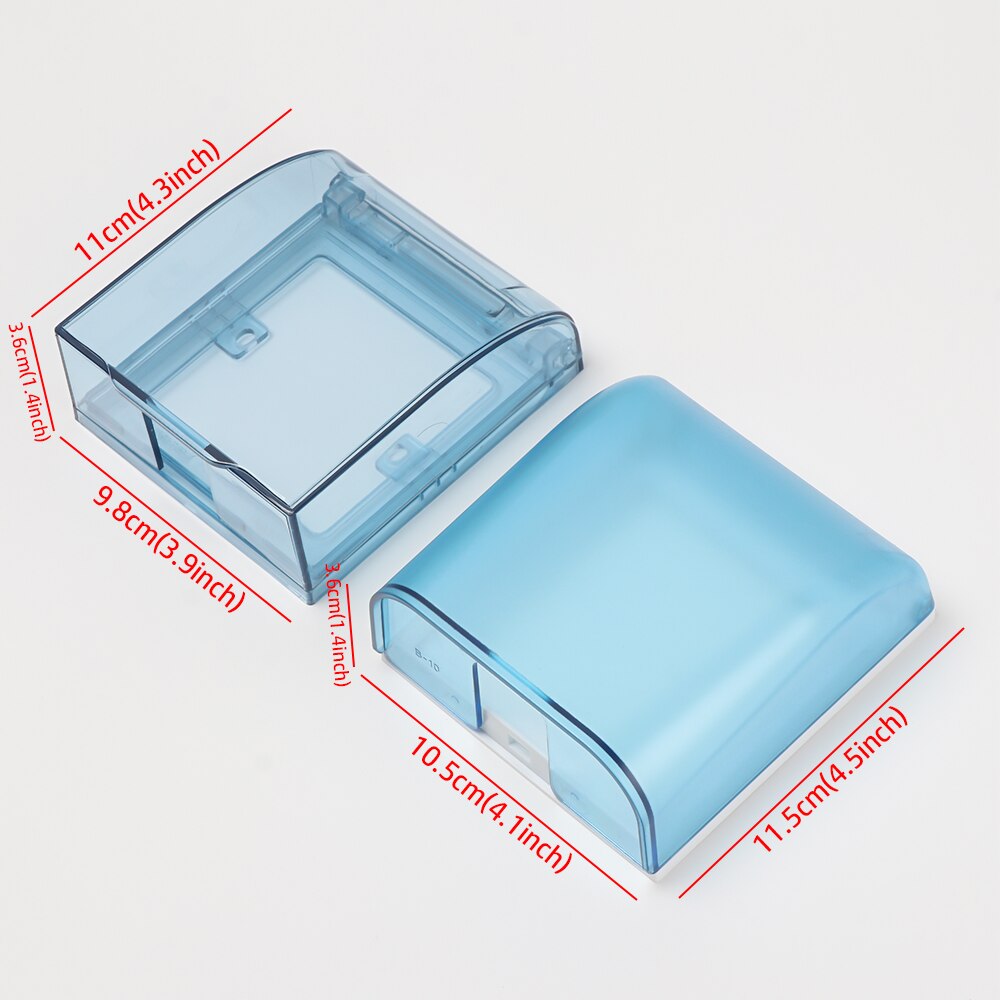 1PC 86 Typ Ochse Nagel-freies Kleber Einfügen Einfache Installation Wasserdichte Kasten Steckdose Wasserdichte Kasten Gremium Tafel schalter Schutz