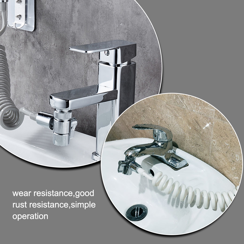 Kitchen Splitter Basin Tap Diverter M22 M24 Faucet Adapter Home Toilet Bath Valve 1/4 Connector Garden Plastic