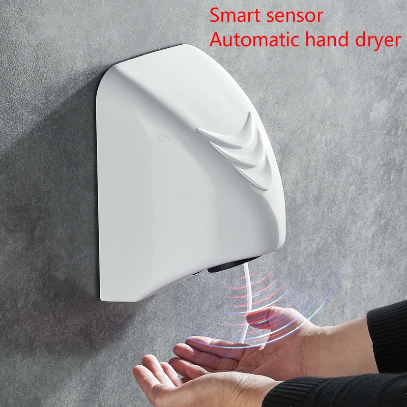 Upgraded style toilet smart hand dryer automatic induction hand dryer bathroom hand dryer hand dryer small hand dryer household