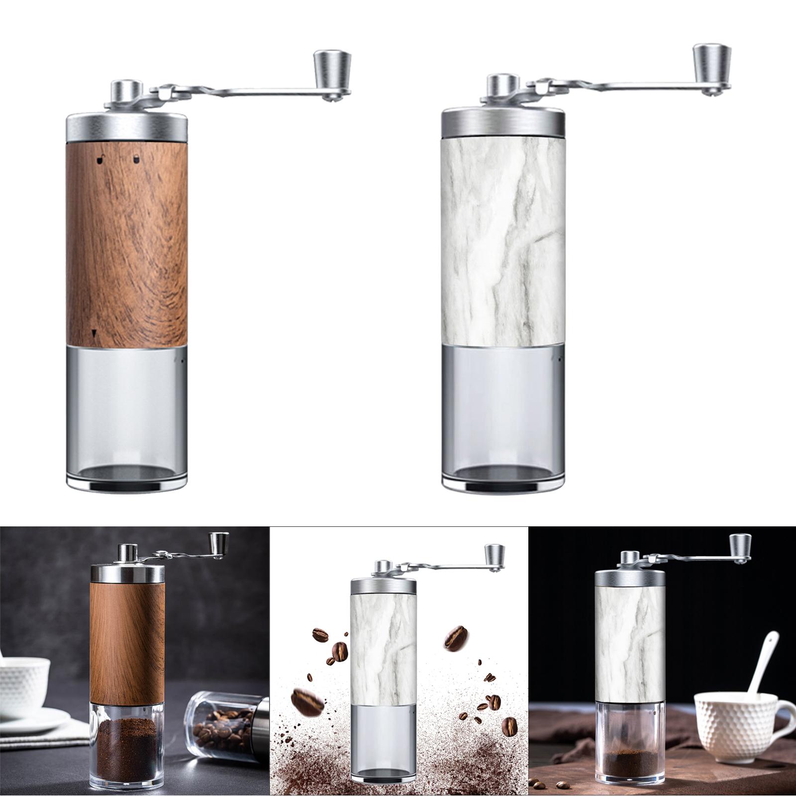 Manual Coffee Grinder Adjustable Hand Coffee Grinder Burr Grinder with Coffee Filter Espresso Grinder Hand Mill