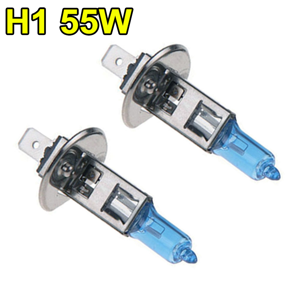 2 uds H4 H7 luz 12V 55W 100W bombillas luces antiniebla blancas superbrillantes H7 halógenas faros de coche lámpara fuente de luz de coche estacionamiento: RGB
