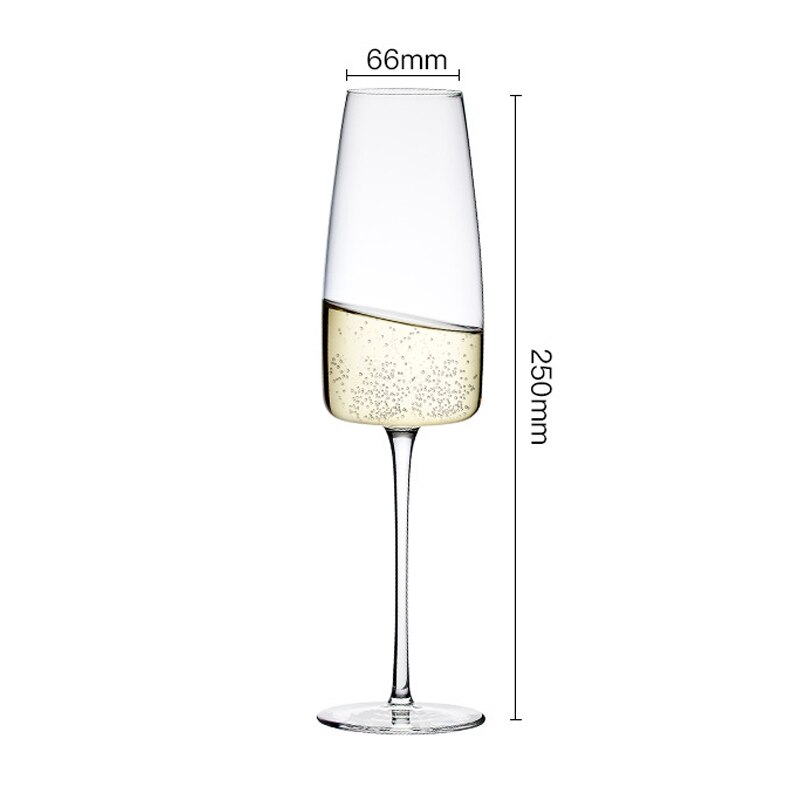 Europa libre de plomo vidrio cristalino copa de vino rojo copa de vidrio de vino de la Casa Blanca copa de vino Champagne espumosos beber de vidrio: 250x66mm   340ml