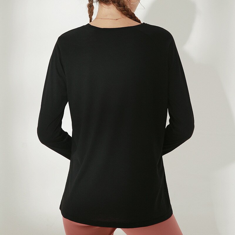 La MaxPa Women's Long Sleeve Workout Shirt - Quick Dry Yoga Top - Breathable Athletic T-Shirt
