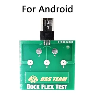 OSS-Placa de prueba flexible Micro USB Dock para Iphone, Android, conector trasero de prueba tipo c, desmontaje sin batería, detección de puerto de carga U2: GOLD
