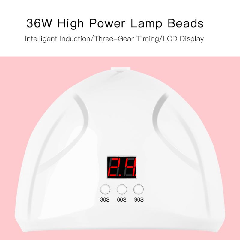 Lampe UV pour manucure sèche-ongles LED lampe UV pour tous les Gels 12 Led s lampe UV pour Machine à ongles