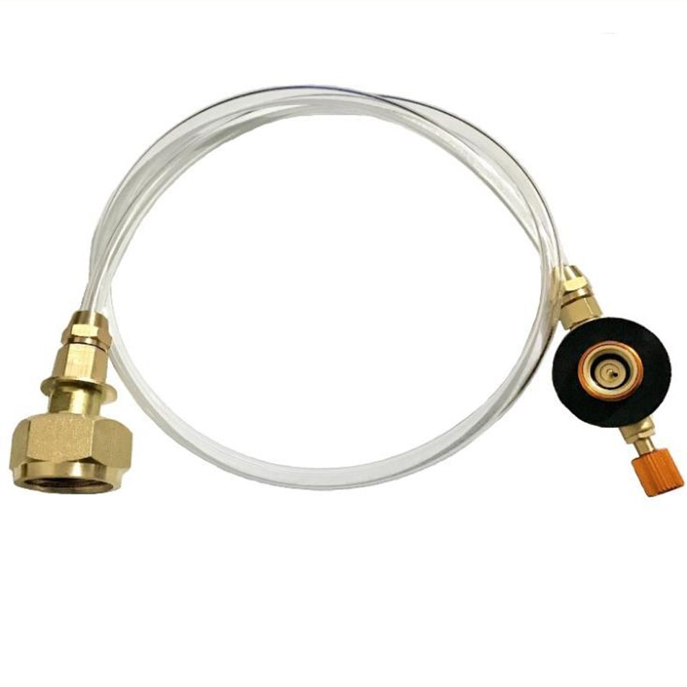 Outdoor Camping Gas Stove Furnace Connector Gas Tank Adapter Hose Connector Cylinder Head Adapter