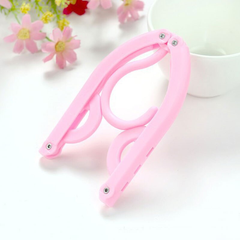 Cintre pliable de voyage multifonction | Support de séchage Portable en plastique, magique, couleur unie, permettant de gagner de l'espace, fournitures de voyage