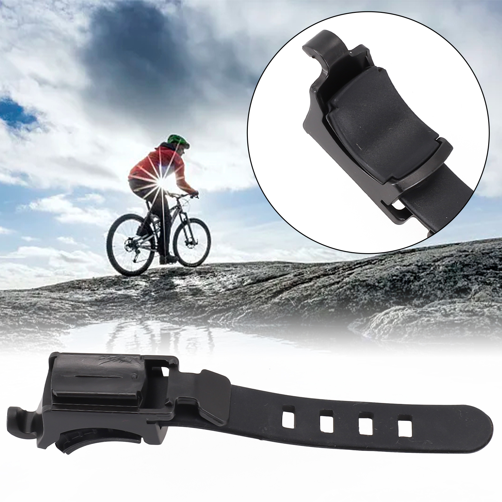 Nützliche Halterung Fahrradlicht 1 * Schöne 1 Stück Teile 1x Ersatz Radfahren Frontlampe Kopf Lichthalter Zyklus