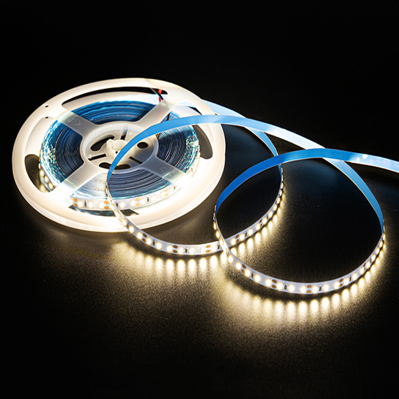Dc 12v led-stribelys lysende båndlampe 2835 60/120 led'er /m 1m/2m/3m/4m/5m 3000k - 6000k til værelsesindretning køkkenbåndbelysning: Gul / Udsender farve 8 / 3m