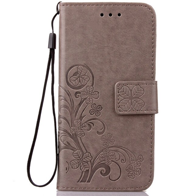 For samsung  s3 deksel lommebok skinn silikondeksel telefondeksel for samsung galaxy  s3 neo  i9301 gt-i9301 s3 i9300 duos telefondeksler: W-grå