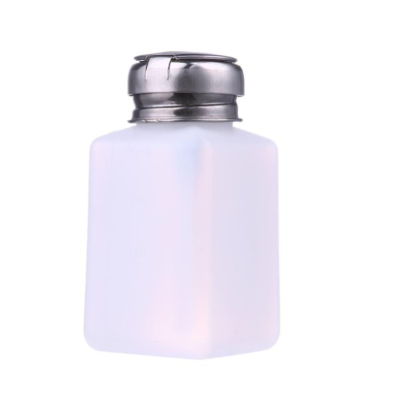 Pompe vide pour désinfecter, 200ML, liquide, à pression pour enlever le vernis à ongles, nettoyant, distributeur, récipient rechargeable de maquillage, supérieure