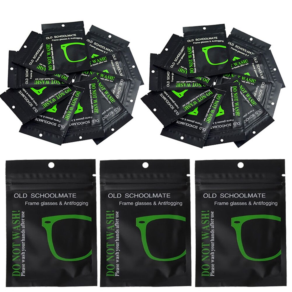 10pc/Lot Anti-Fogging Cloth for Eyewear Lens Pre-moistened Antifog Lens Cloth Defogger Eyeglass Wipe Prevent Fogging for Glasses