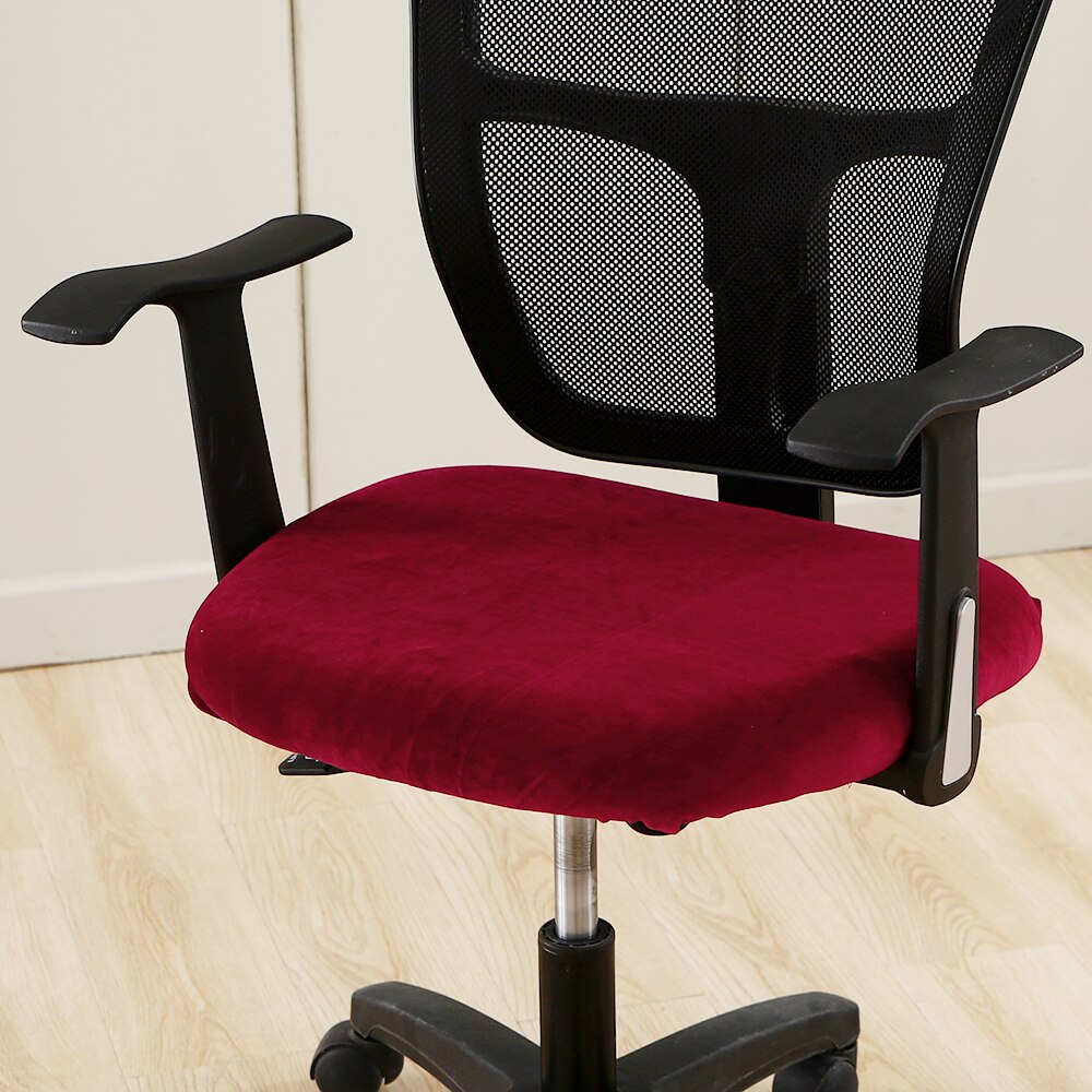 Plain Chair Cover Gaming Office Chairs Armchair Removable Computer Case Anti-dirty Cushion Covers Desk Seat Universal Size Home: G214968