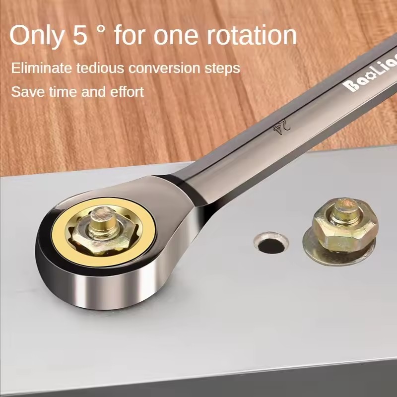 BaoLian Universal--Torx-Schraubenschlüssel, verstellbares Drehmoment, 6–30 mm Ratschenschlüssel für Fahrrad, Motorrad, Auto, Reparaturwerkzeuge, mechanisches Werkzeug
