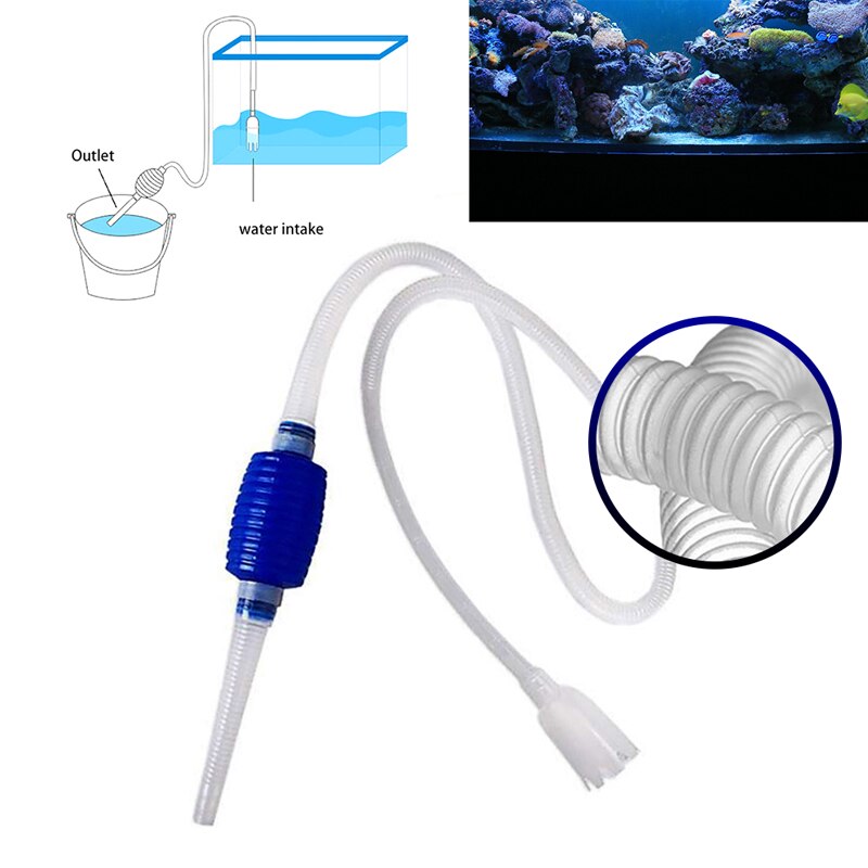 Aquarium Siphon Gravel Water Filter Aquarium Sifon Stofzuiger Pomp Schoonmaken Tool Water Veranderen Wisselaar Gravel Water Filter