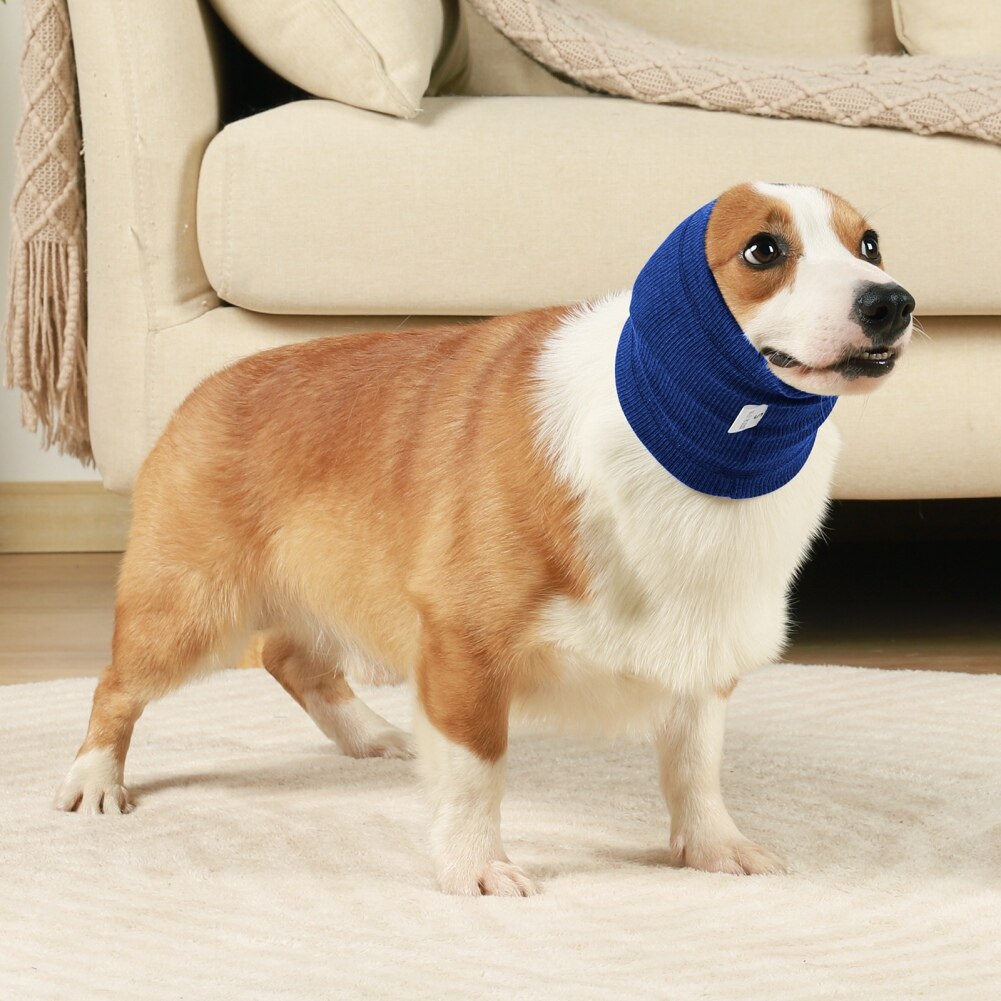 Orejeras calmantes para perros y mascotas, cascos cálidos a prueba de ruido para aliviar la ansiedad, cubierta de oreja para mascotas, accesorios para cachorros