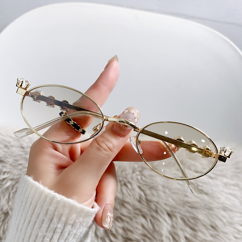 Óculos de sol diamante para mulheres, armação pequena, óculos de sol vintage, marca designer sunglass óculos strass, uv400, nova moda