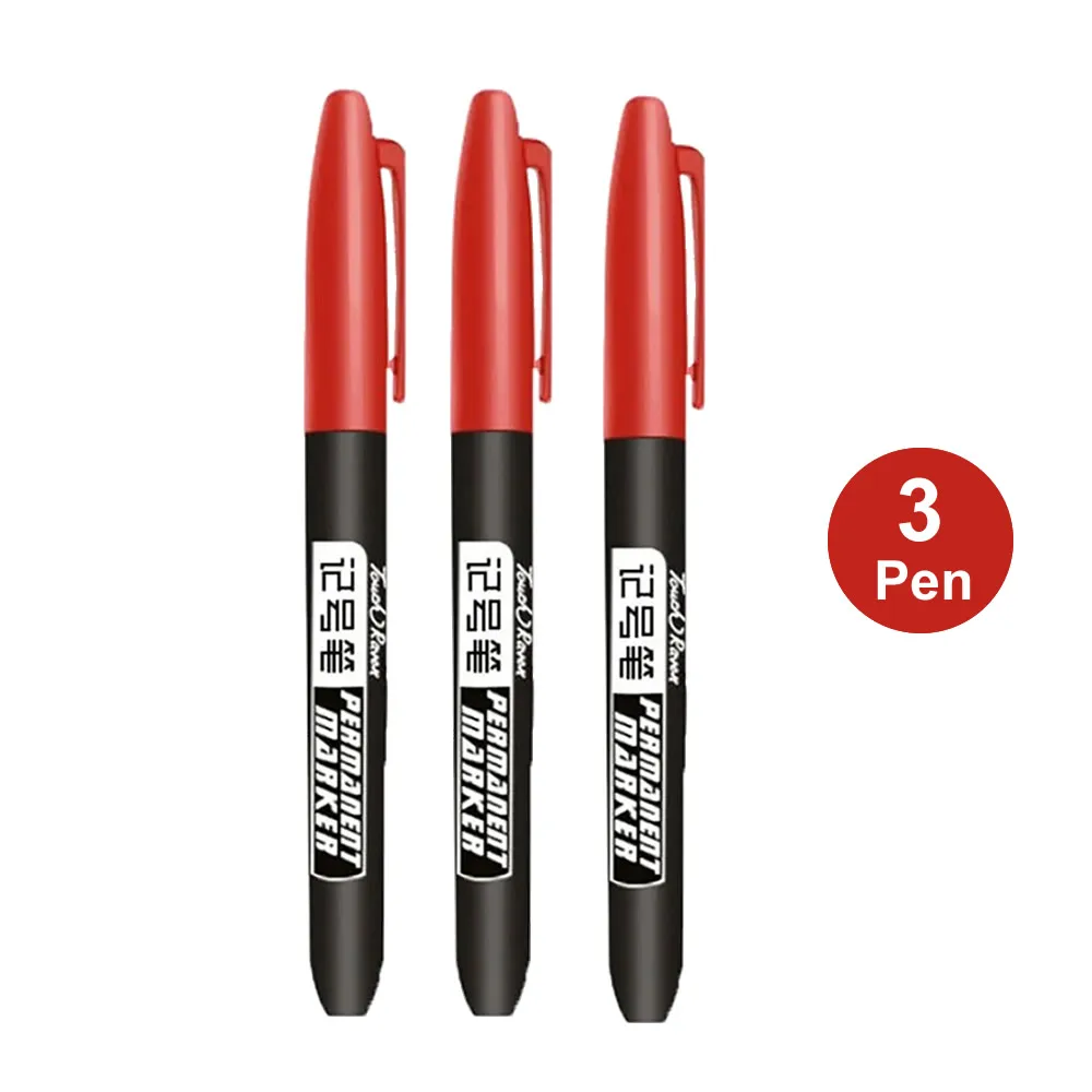 1/6/9/20PCS Permanent Marker Pen Manga Drawing Markers Black Blue Red Waterproof Ink Sketch Pens Stationery Art School Supplies: Light Cyan