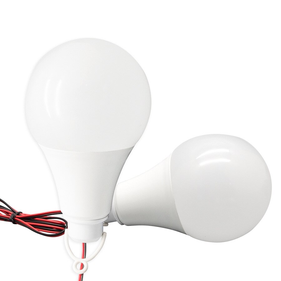 Ampoule basse tension DC12V avec clip, stand de marché nocturne, camping en plein air, lampe de pêche, batterie spéciale