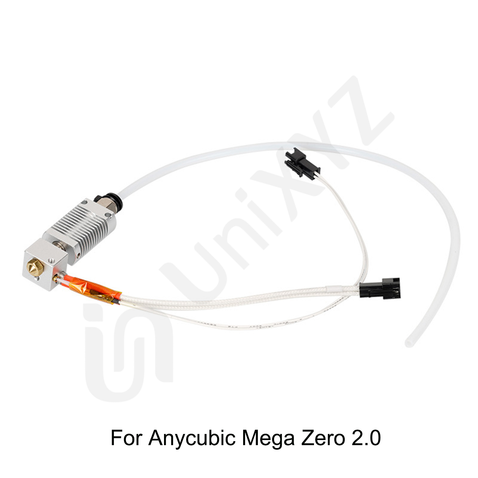 Bloque calefactable Hotend mejorado para Anycubic I3 Mega S Mega Zero 2,0 Kobra Chiron Vyper 12V 24V calentador j-head Heat Break End: Verde