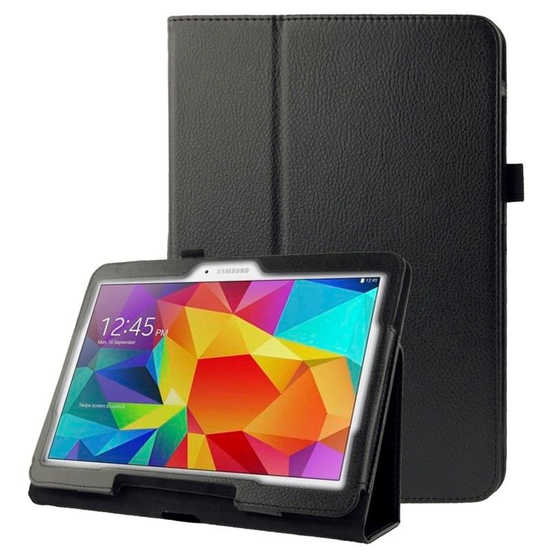 Voor samsung galaxy tab 4 10.1 inch  t530 t531 t535 sm-t530 t533 sm-t531 sm-t535 tab 4 tablethoes tablet holster leren hoes
