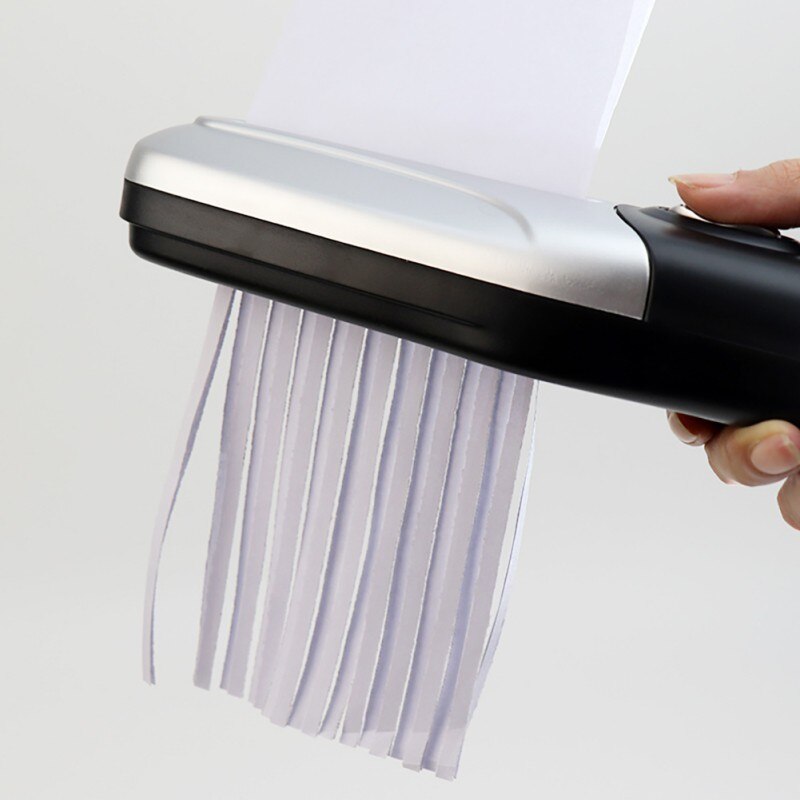 Universal Office Paper Shredder Portable Mini Handheld Home Strip Fast USB Battery Powered Tool Cutter A6 A4 Folded Machines