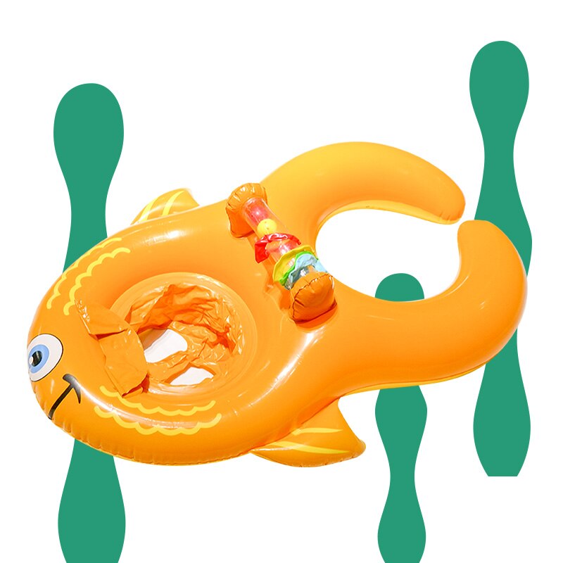 Flotador de anillo de natación para niños y adultos, plataforma flotante inflable de PVC para bebés y madres