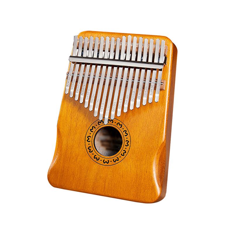 17 Key Mahogany Thumb Piano Mbira Musical Instrument Africa Finger Piano Machine Instrumento Musical Instrument For Kids: Wooden