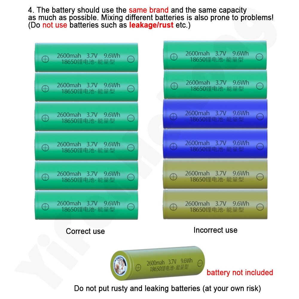 12 x 18650 Flashlight Battery Charger Box Power Bank Holder DIY Shell Case Dual USB 18650 Battery Shell Storage Organize