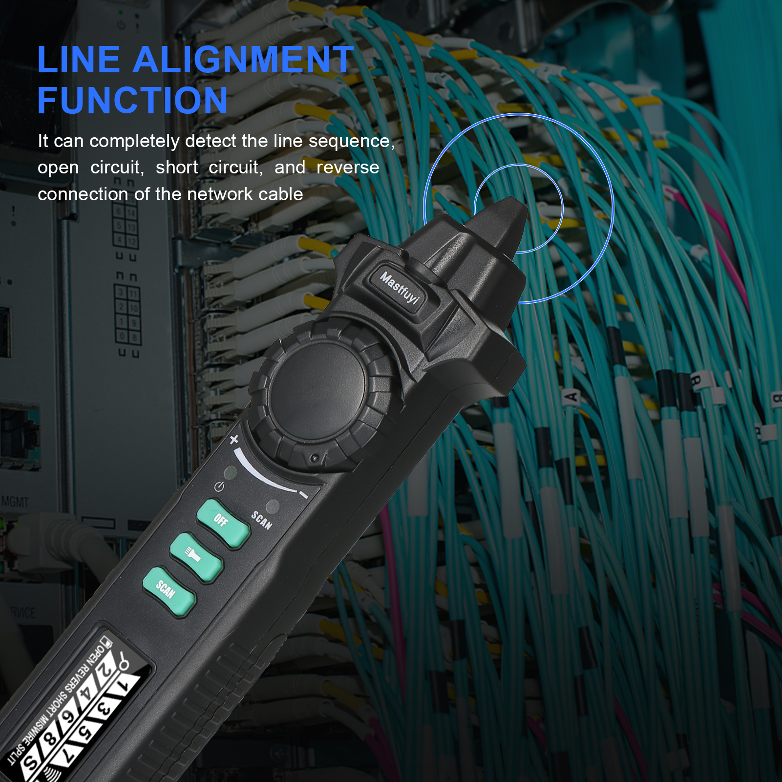 Network Line Finder Wire Tracer Signal Tracer Cable Tracker Wire Locator Multifunctional Checker Telephone Network Line Finder