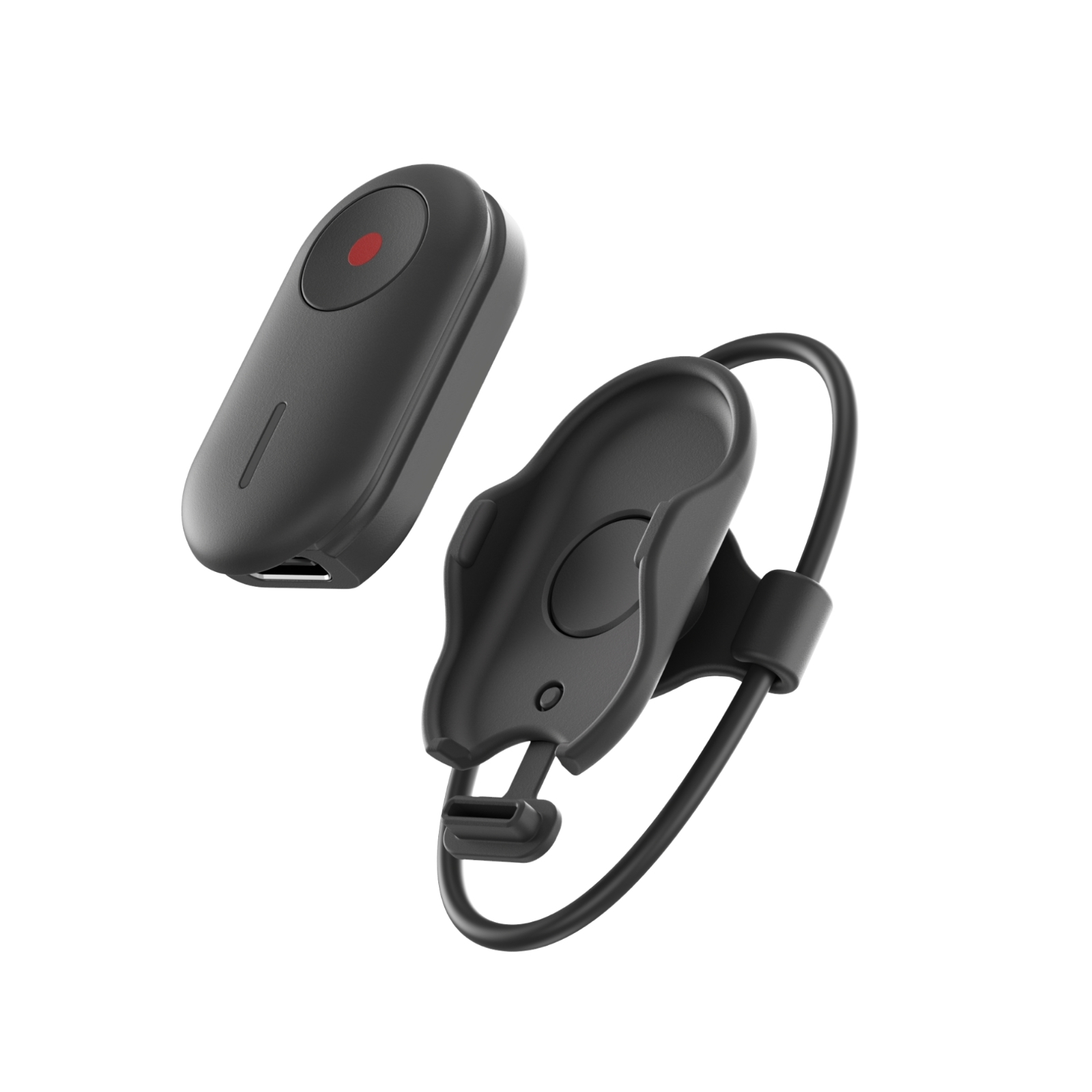 Bluetooth GPS Fernbedienung für Insta360 X5/X4/X4 Air/X3/Ace Pro 2/Ace Pro/GO3S/GO3 Kameras Zubehör 25m Reichweite Präzise Bewegungsverfolgung Intelligenz Armband Fahrradhalterung