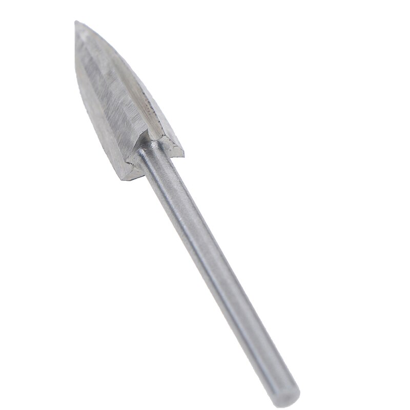 Fraises en acier blanc outils menuiserie trois lames couteaux à découper le bois 5 pièces, tige de 3mm 3-8mm