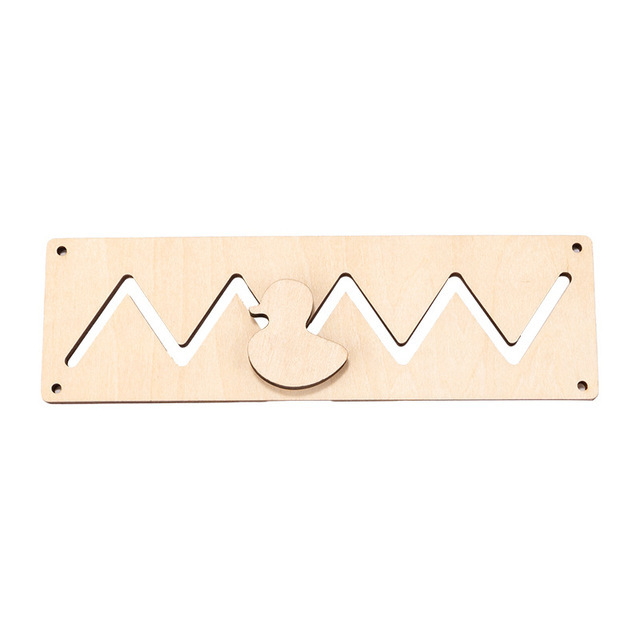 Pièces de planche occupées, accessoires, jouets éducatifs Montessori en bois, jouets de déverrouillage, jouets sensoriels, jouets éducatifs pour enfants, ,: green