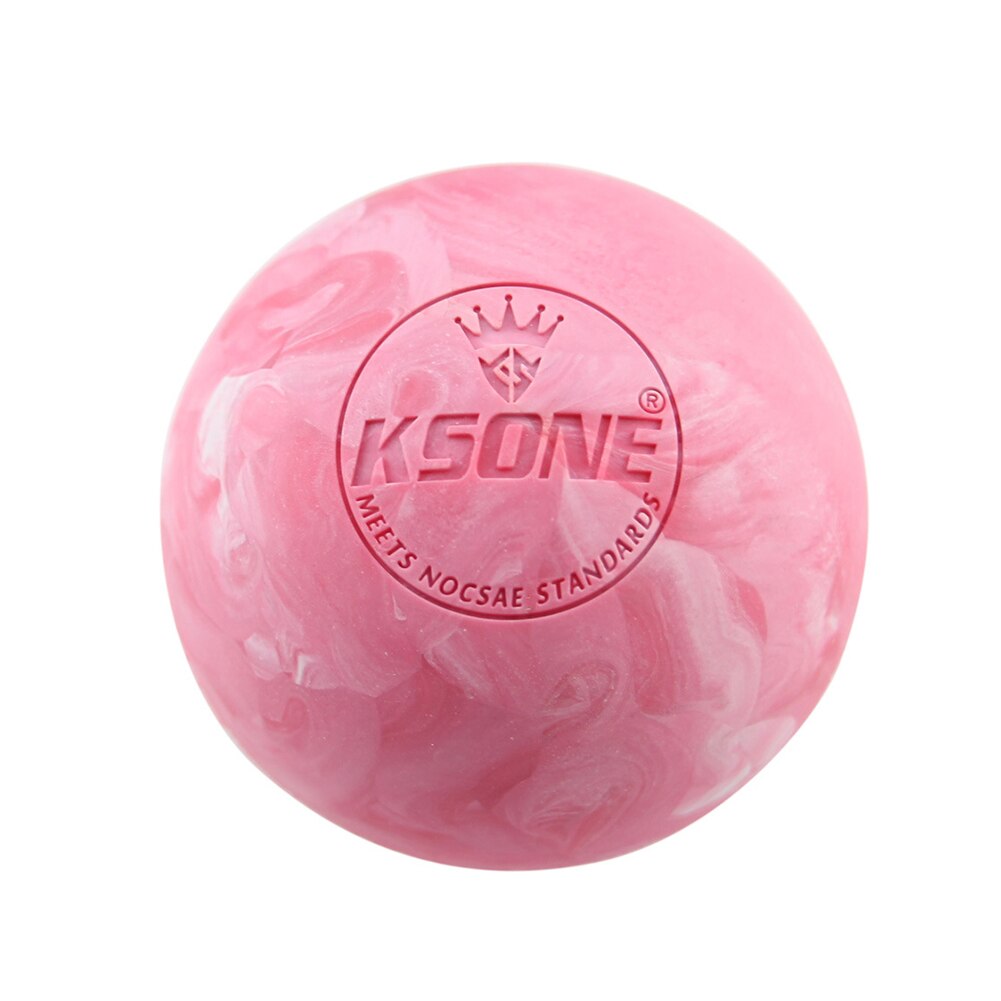 Relieve Fascia Training Soft Rubber Sport Lacrosse Ball Portable Camouflage Fitness Massage Gym Mini Muscular Relaxation Travel: Roze