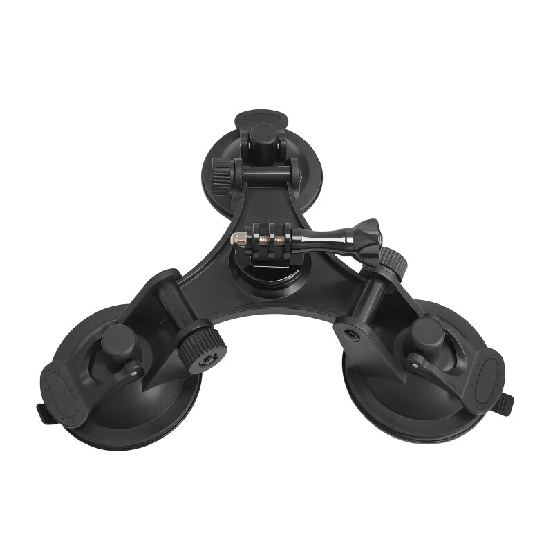 Auto voorruit drievoudige vacuüm zuignap houder voor gopro hero 8/7/6/5/4/3/3+/2/1 xiaoyi  sj4000 sj5000 sj7000