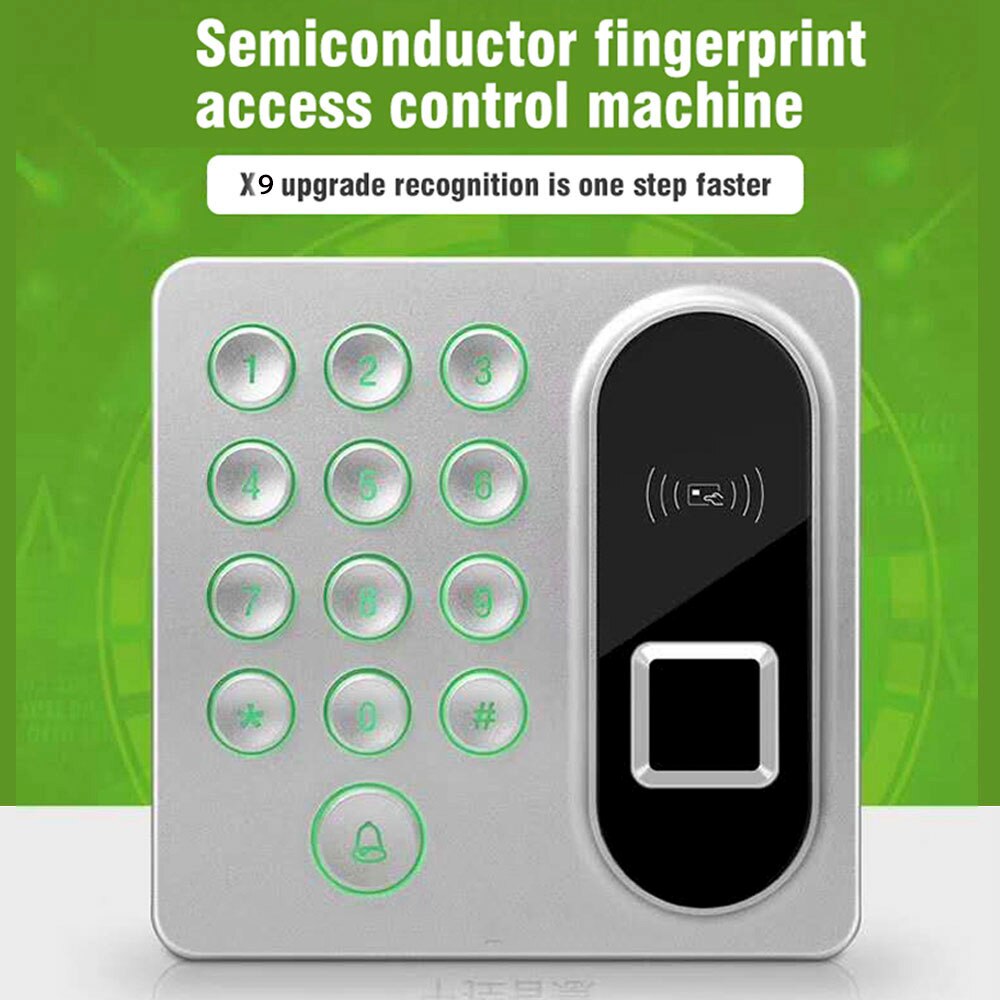 125KHZ Keypad Card Reader password Biometric Fingerprint Access Control Door Lock System RFID 200 user