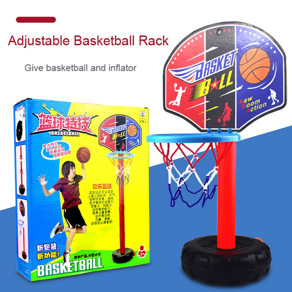 Basketbal Stands Speelgoed Set Hoogte Verstelbare Kids Jongen Basketbal Hoepel Board Kinderen Handige Outdoor Sport Oefening Speelgoed L: Default Title