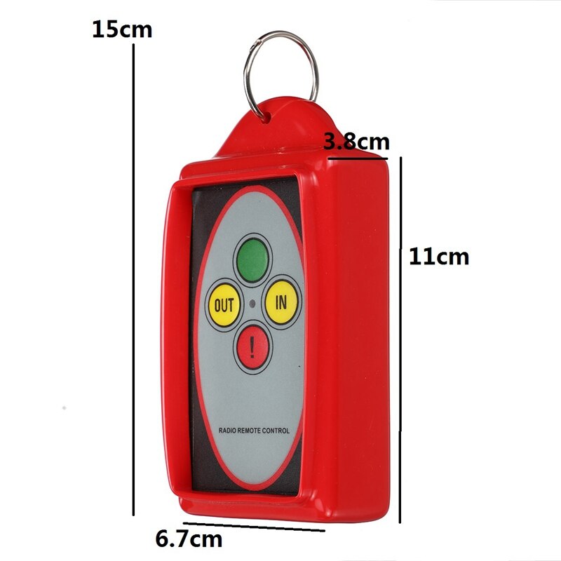 12V-24V 433MHz Digital Wireless Winches Remote Control Recovery Kit for Jeep SUV Off-Roads Trucks