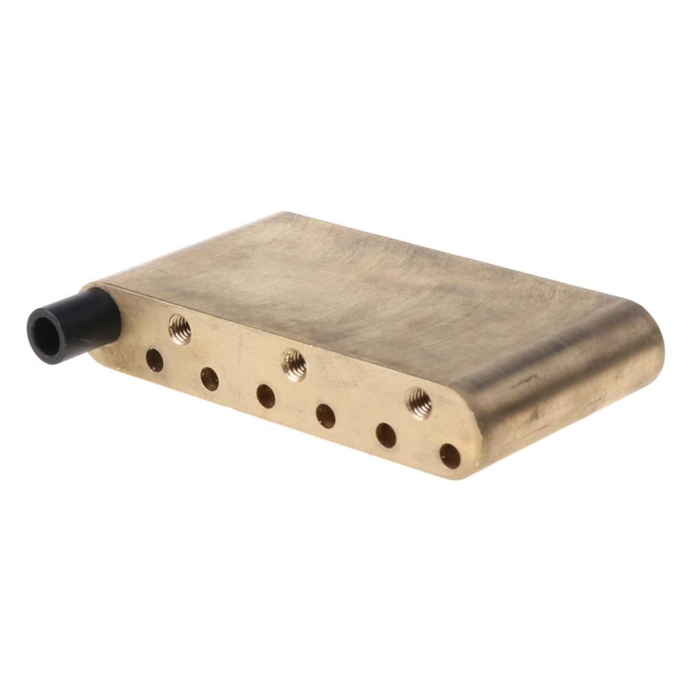 Base de bloque trémolo DIY para accesorios de puente de guitarra eléctrica de latón