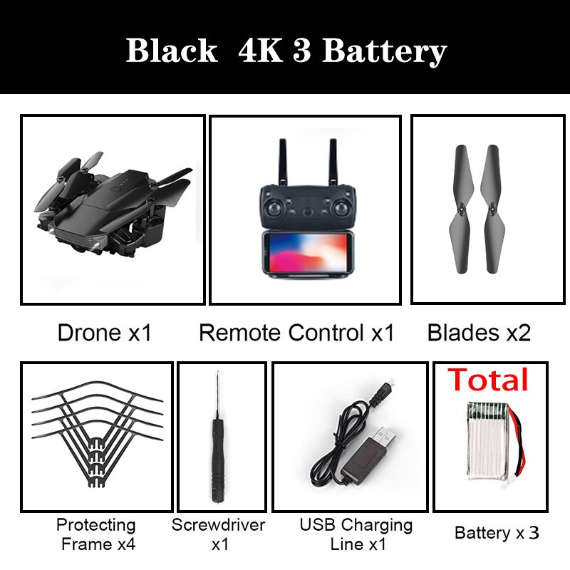 K2 Dual Camera Gps Drone Fixed Height Quadcopter Long Endurance Folding Drone Hd 4k Aerial Remote Control Aircraft Toys For Girl