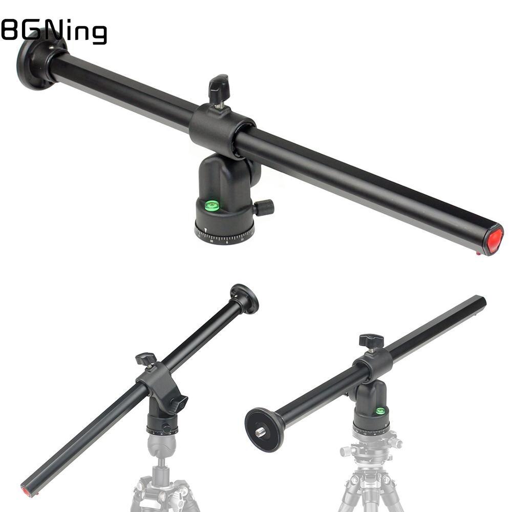 BGNing Horizontal Bar SLR Camera Mount Tripod Boom Rotatable Multi-Angle Center Column Rod Extension Cross Arm Photography